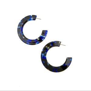 Ann Taylor Acetate Hoop Earrings